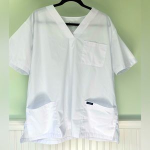 NWOT White scrub top